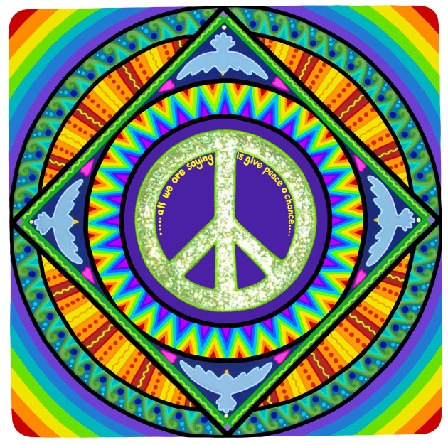 Give Peace a Chance Kids T-Shirt by SoozieWray