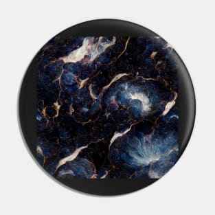 Blue gold marble pattern Pin