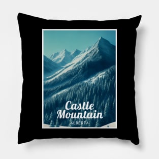 Castle Mountain Alberta Canada ski Pillow