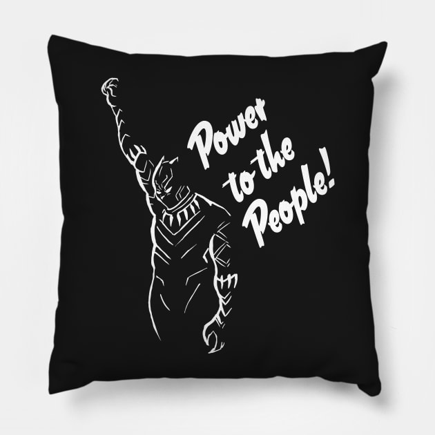 Power To Wakanda Pillow by RaphaelComPh