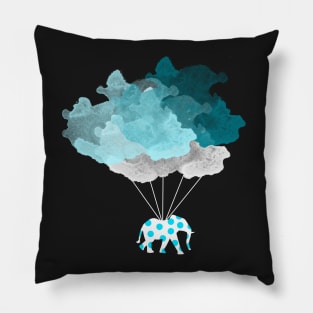 Elephant in the Clouds Pillow