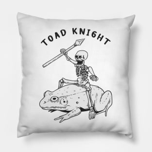 Skeleton knight ride toads Pillow