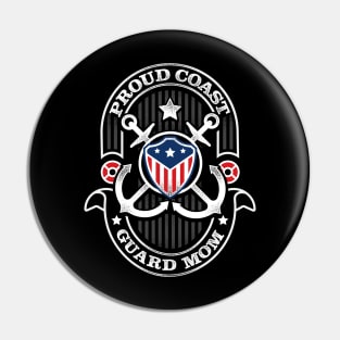 Proud Coast Guard Mom Pin