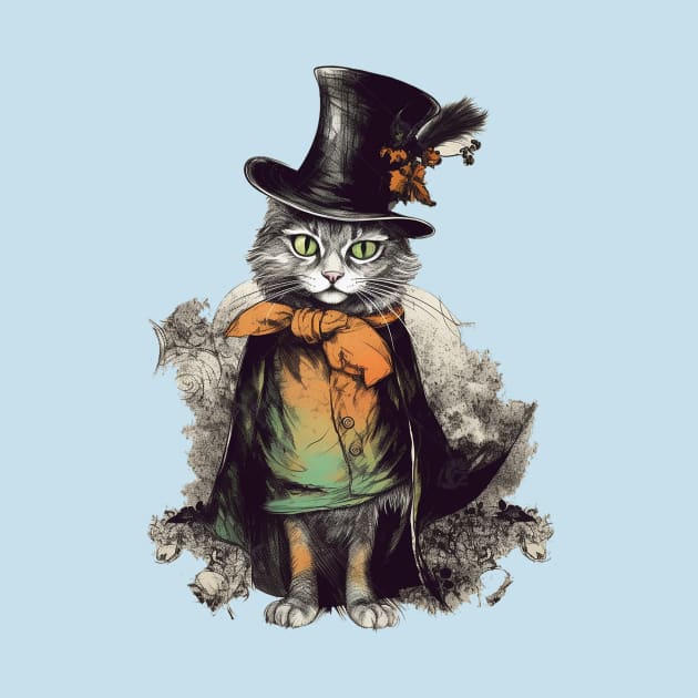 cute cat halloween costume by Tees of Joy