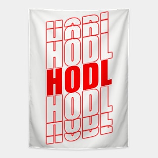 HODL All Your Crypto And Stocks - HODL Logo Tapestry