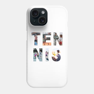 US Open tennis photographic letters Phone Case