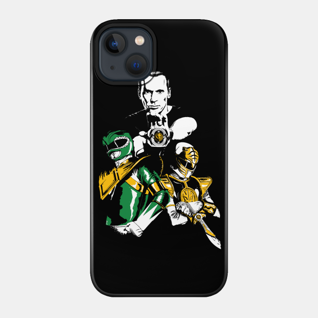 Green With White - Power Rangers - Phone Case