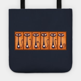 Orange Tiki Cats! Tote