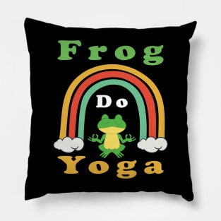 Frog Do Yoga Pillow