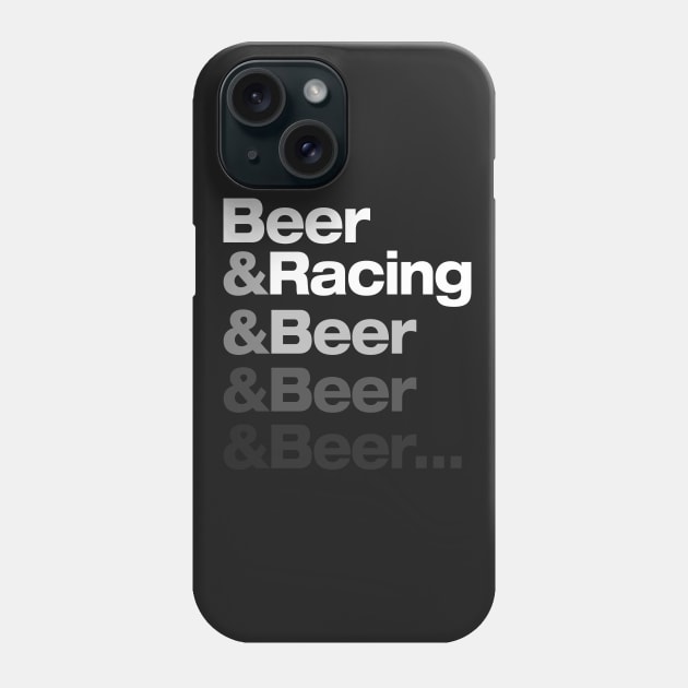 Beer & Racing Phone Case by NineBlack