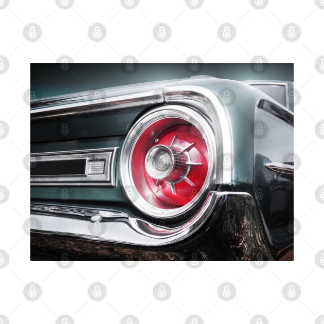 American classic car Galaxie 500 1964 Rear by Beate Gube