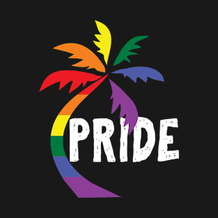 Palm tree Pride for LGBTQ summer T-Shirt