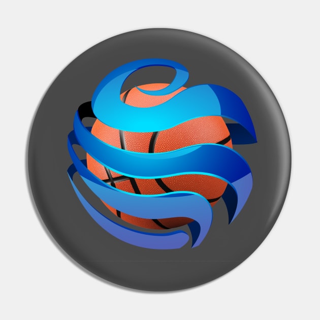 Basketball Pin by tjagatic