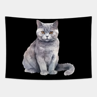 British Shorthair Cat Tapestry