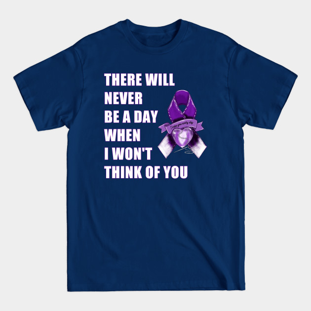 Disover Overdose Awareness Purple Ribbon - Overdose Awareness - T-Shirt
