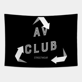 Vintage Retro AV Club Streetwear Tapestry