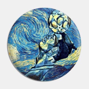 Ronaldo Van Gogh Style Pin