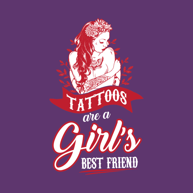 Tattoos are girls best friends (white) by nektarinchen