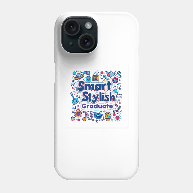 Smart Sylish graduate Phone Case by Printashopus