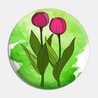 Tulip Love Pin