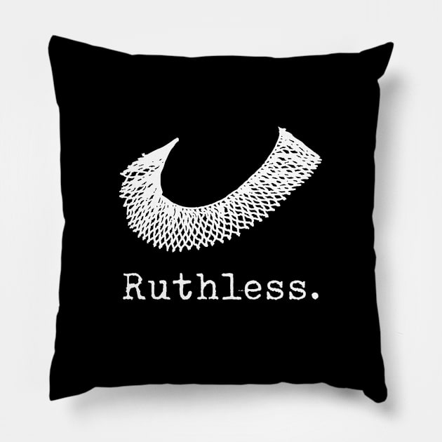 Abortion Rights - Women's Rights - Ruthless - Funny Pillow by Design By Leo