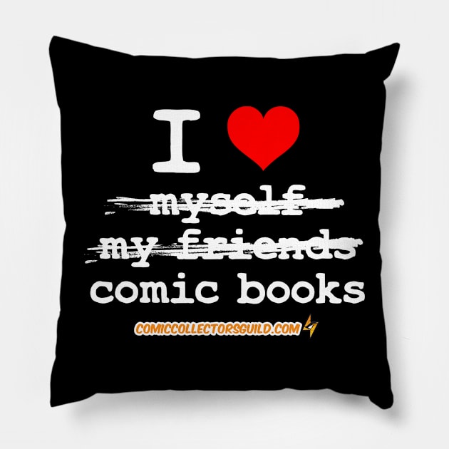 I HEART COMIC COOKS Pillow by Comic Collectors Guild 