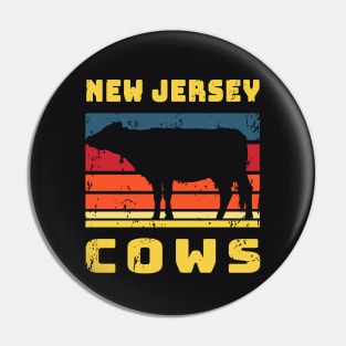 New Jersey Cows Pin