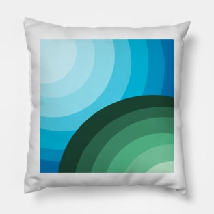 Abstract minimal landscape design Pillow