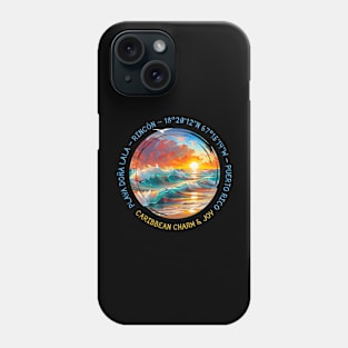 Playa Doña Lala, Rincón, Puerto Rico Phone Case