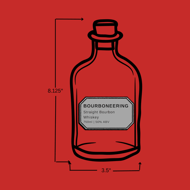 Bottle Engineering Drawing by Bourbon_In_College