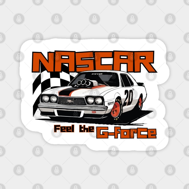 NASCAR Magnet by Mara Bun
