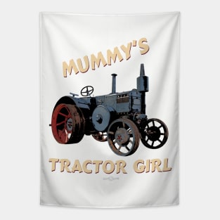Mummy's tractor girl Tapestry
