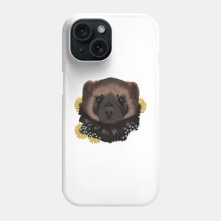 Floral Wolverine Phone Case