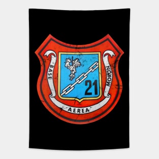 Spanish Air Army - Retro Faded Style Design Tapestry