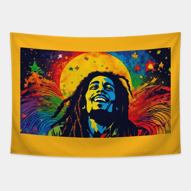 BOB MARLEY-LEGENDARY 14 Tapestry by MAXIMUM STREET COUTURE