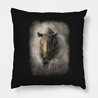 Charging Rhino Pillow