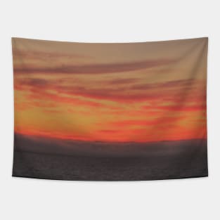 Fiery Sunset Tapestry