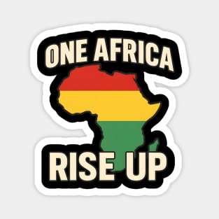 One Africa Rise Up Magnet