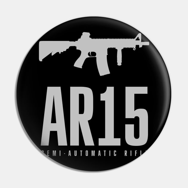 AR-15 Assault Rifle Pin by YujiVI