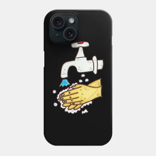 hand washing Phone Case