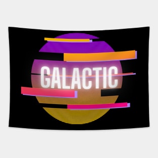 Galactic Retro Sun Tapestry