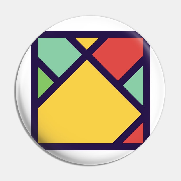 Abstract Square Pin by Design301