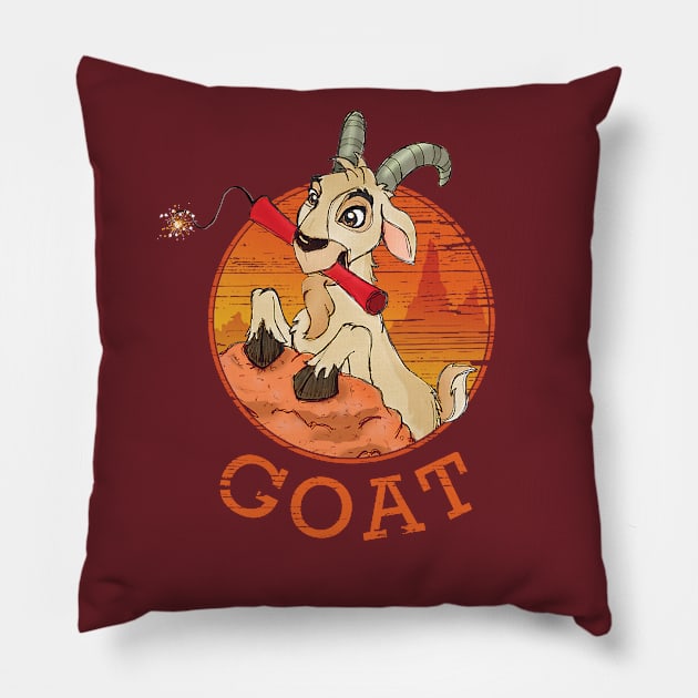 G.O.A.T. Pillow by Heyday Threads