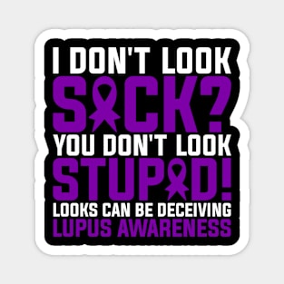 Lupus Warrior Lupus Awareness Looks Can Be Deceiving Magnet