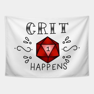 Crit Happens Tapestry