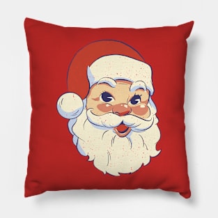 Santa Vintage portrait Pillow