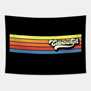 Edinburgh Scotland retro vintage 70s 80s design Tapestry