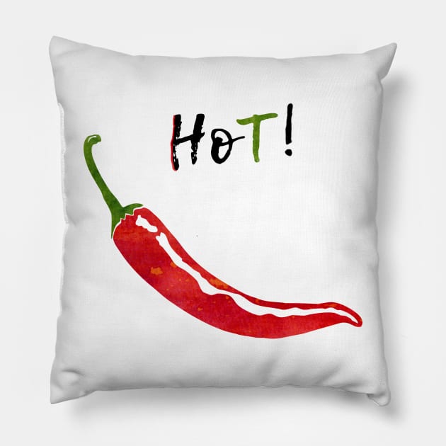 Hot Pepper Pillow by erzebeth