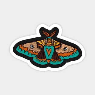 Heart Moth Magnet