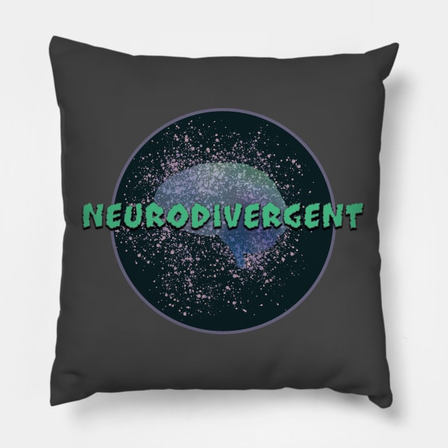 Neurodivergent Pillow by Serenitea Rose